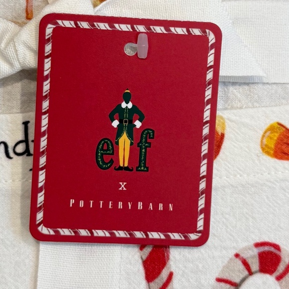 Elf Food Groups Cotton Kids Apron - PBK - Picture 3 of 5